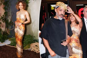 Halle Berry radiates glamour in metallic dress at ‘Never Let Go’ premiere for date night with Van Hunt