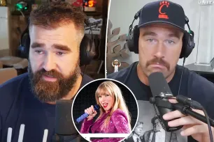 Travis and Jason Kelce stumped by Swiftie’s username: ‘Is that, like, a lyric or something?’