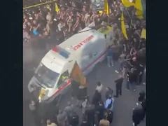 Video Shows Explosion At Funeral Of Hezbollah Member Killed In Pager Blast