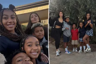 Kim Kardashian shares sweet back-to-school snaps with all four kids