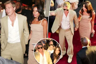 Brad Pitt and girlfriend Ines de Ramon hit trendy date-night spot after ‘Wolfs’ premiere