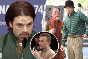 Sebastian Stan calls out reporter for describing co-star Adam Pearson as a ‘beast’ over facial disfigurement