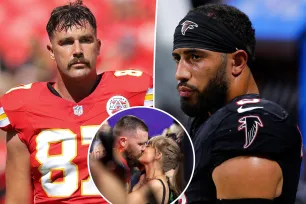 Falcons player threatens to talk ‘a little smack’ about Taylor Swift to Travis Kelce during Chiefs game