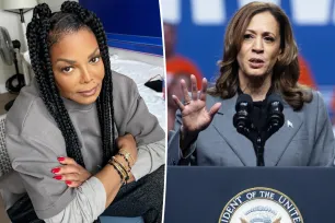 Janet Jackson slammed as ‘irrelevant’ and a ‘leech’ for questioning Kamala Harris’ race: ‘She’s not black’