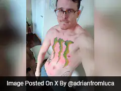 Man Gets Huge Monster Energy Drink Logo Tattooed On Chest, Company Reacts