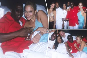 Jennifer Lopez and Sean ‘Diddy’ Combs cuddle up in bed in resurfaced party pics