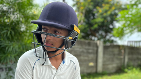 Teenager Drona Desai hits 498 runs in school cricket in Gujarat