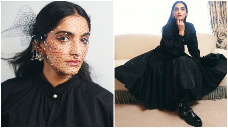 Sonam Kapoor turns heads in black outfit at Dior show during Paris Fashion Week. See pics