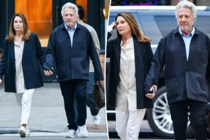 Dustin Hoffman, 87, spotted on rare outing with wife Lisa, 70, in New York City