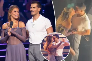 Brooks Nader, 27, spotted kissing ‘DWTS’ partner Gleb Savchenko, 41, backstage