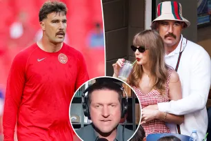 Travis Kelce slammed by sports analyst for ‘partying all offseason’ with Taylor Swift: ‘He’s out of shape’