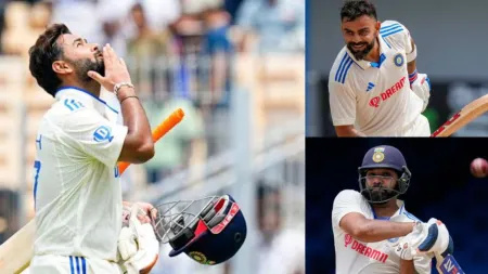 Rishabh Pant re-enters top 10; Rohit Sharma, Virat Kohli slip in ICC Test batting rankings