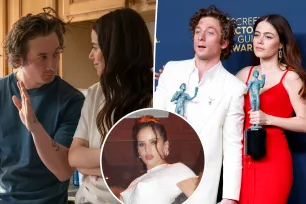 Jeremy Allen White kisses ‘The Bear’ co-star Molly Gordon after seemingly splitting from Rosalía 