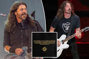 Foo Fighters cancel Soundside Music Festival appearance amid Dave Grohl’s baby scandal