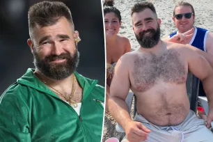 Jason Kelce sends social media into a frenzy with risqué beach photo: ‘Bod of my dreams’