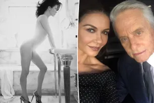 Catherine Zeta-Jones posts sultry photo sans clothes for husband Michael Douglas’ 80th birthday