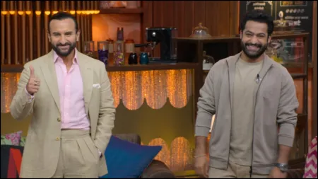 Devara co-stars Jr NTR and Saif Ali Khan on who is the ‘cooler’ superstar: ‘There is no compromise…’ 