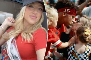 Brittany Mahomes supports husband Patrick and the Chiefs with $155 personalized fanny pack