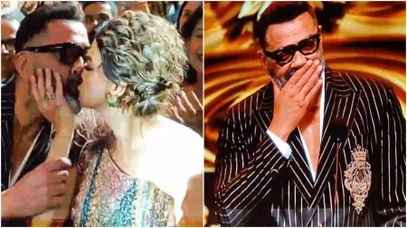 Bobby Deol shares heartfelt kiss with wife Tanya after IIFA 2024 win; fans’ thunderous cheers bring him to tears: ‘Your love spoke for Abrar’s silence’