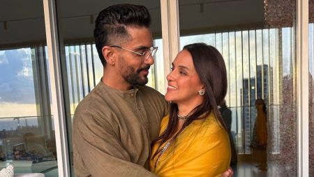 Angad Bedi says he is ready to leave ‘in a hurry’ after seven years of marriage to Neha Dhupia, she says ‘wear a helmet’