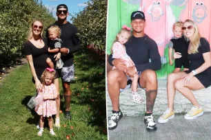 Patrick and Brittany Mahomes take kids apple picking to embrace fall: See photos from their family outing