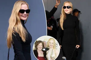 Nicole Kidman makes first appearance since mom’s death, attends Balenciaga show in Paris