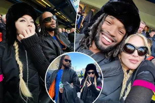 Madonna, 66, cozies up with Akeem Morris, 28, at soccer game in London