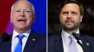 VP candidates Vance and Walz meet in final scheduled debate for 2024 US campaign