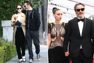 Joaquin Phoenix sparks marriage rumors after referring to Rooney Mara as his ‘wife’