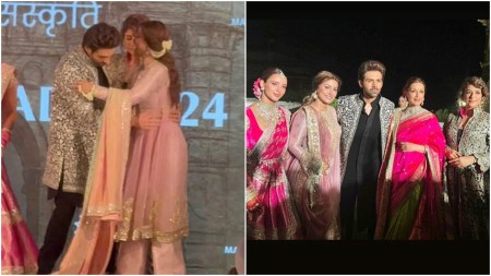 Kartik Aaryan saves Hina Khan from tripping on the ramp; Triptii Dimri, Sonali Bendre, Tahira Kashyap walk for Manish Malhotra