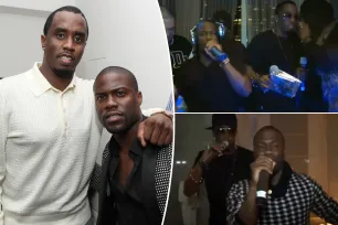 Kevin Hart dodges Sean ‘Diddy’ Combs questions after resurfaced video of him hosting rapper’s party in Las Vegas goes viral