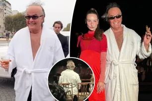 Did Jack Nicholson really attend the Balenciaga show in a bathrobe?