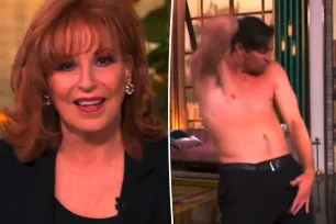 Joy Behar surprised with striptease on ‘The View’ for her 82nd birthday