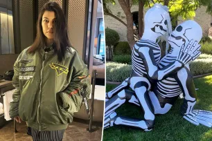 Fans slam Kourtney Kardashian over ‘disgusting’ Halloween decor: ‘Any respect for your kids?’