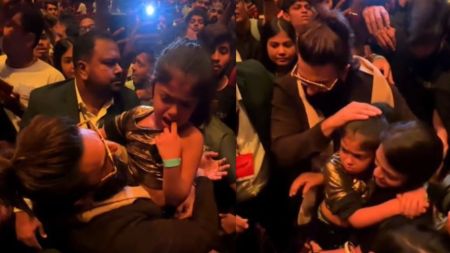 Ranveer Singh saves a little girl from the crowd at Singham Again trailer launch event. Watch