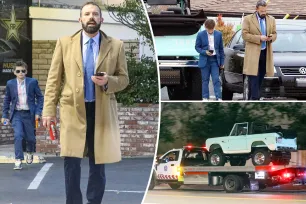 Ben Affleck’s electric Ford Bronco breaks down on freeway while driving with son Samuel